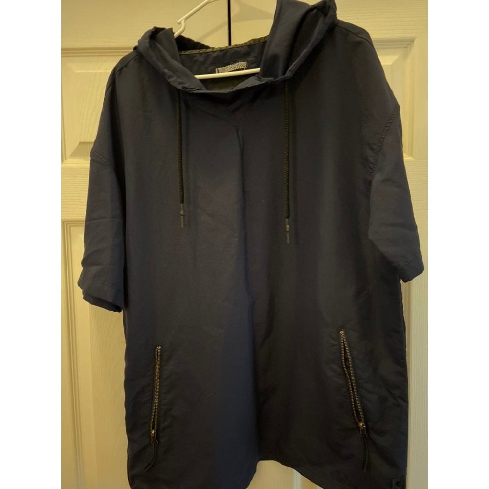 MADISON SUPPLY Water Resistant Short Sleeve Popover Hoodie Size L ($138)
